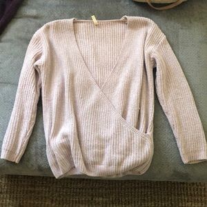 VICI Collection Blush Wrap Sweater